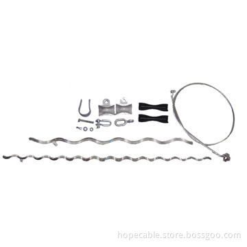 500m Single Span Suspension Clamp for OPGW, Aerial Optic Cable, 110-500kV, 7.4-19.9mm Cable Diameter